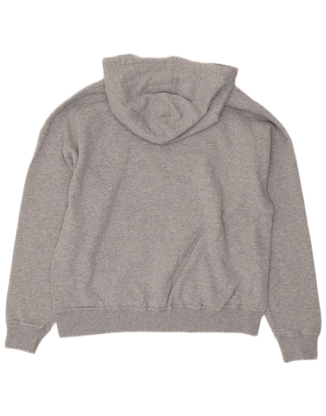 Maglione con cappuccio grafico da uomo Champion grande in cotone grigio