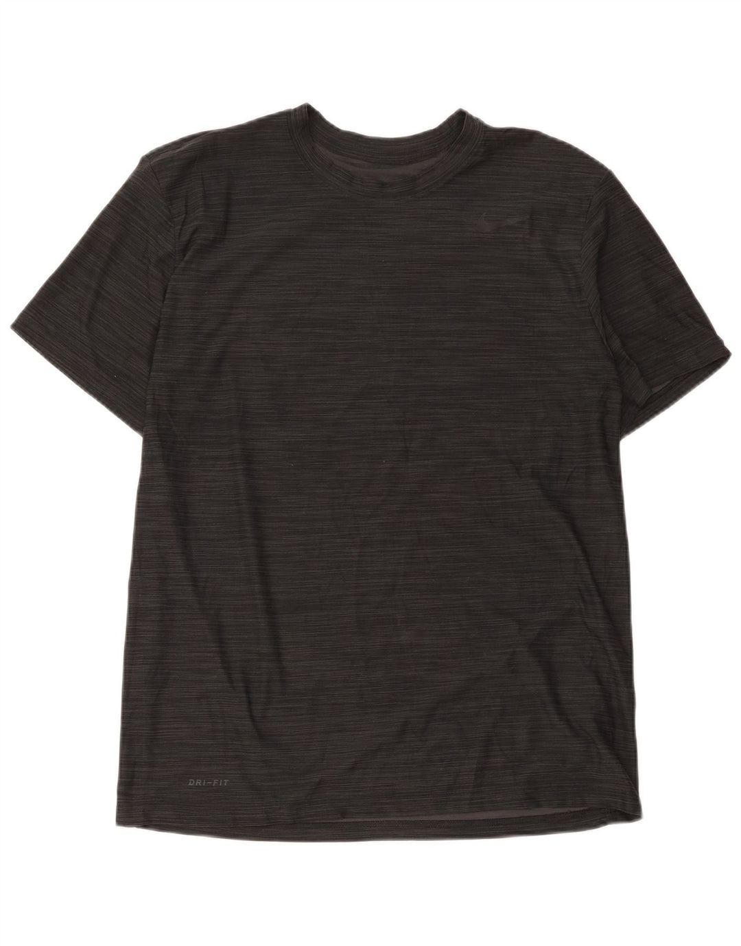 T-shirt Nike Dri Fit da uomo, grande, in poliestere a righe nere