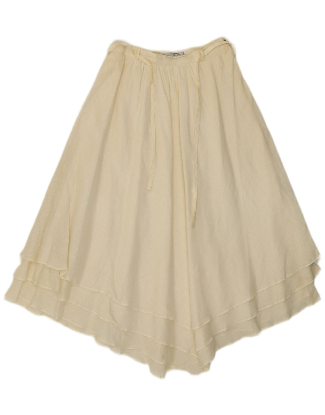 Gonna asimmetrica da donna Giorgio Grati IT 42 media W24 bianco sporco