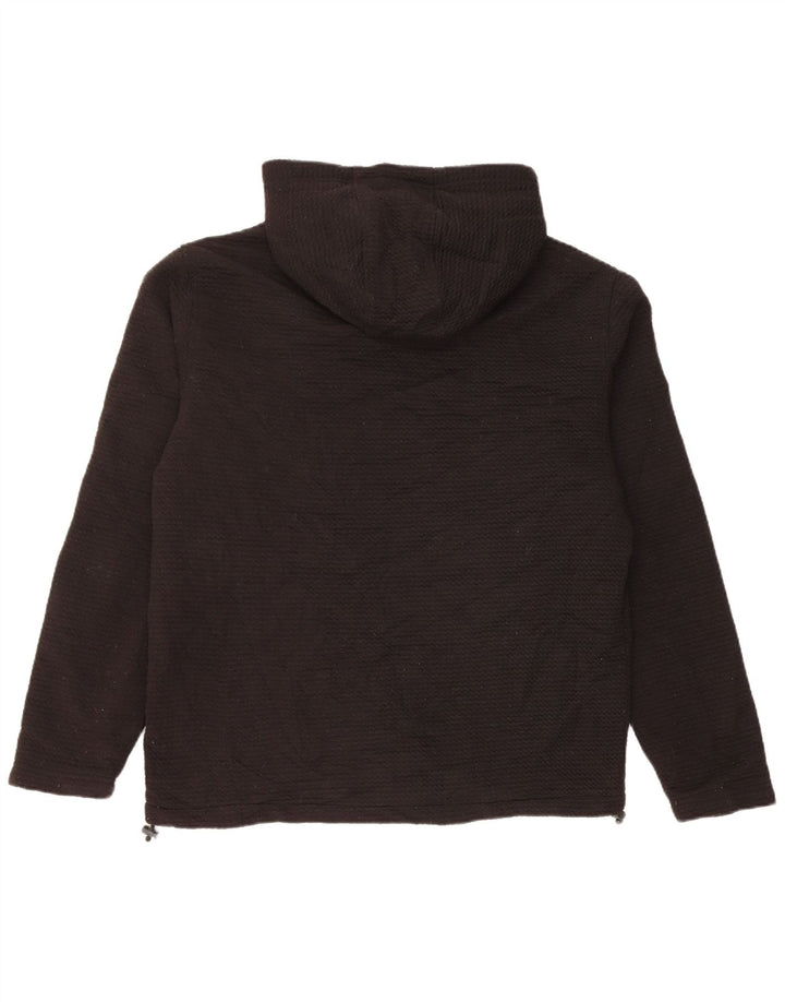 Maglione con cappuccio e zip Sherpa da uomo New Balance poliestere nero medio