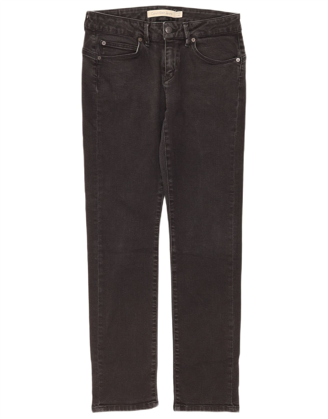 Jeans slim da donna Calvin Klein W29 L30 Grigi
