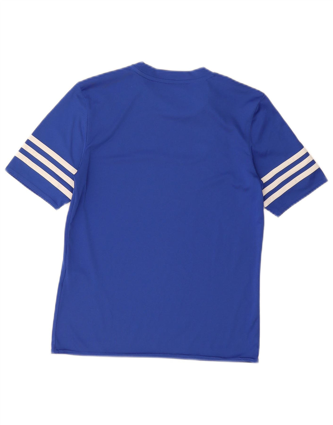 Maglietta Adidas Climalite da ragazzo, 11-12 anni, grande, in poliestere blu