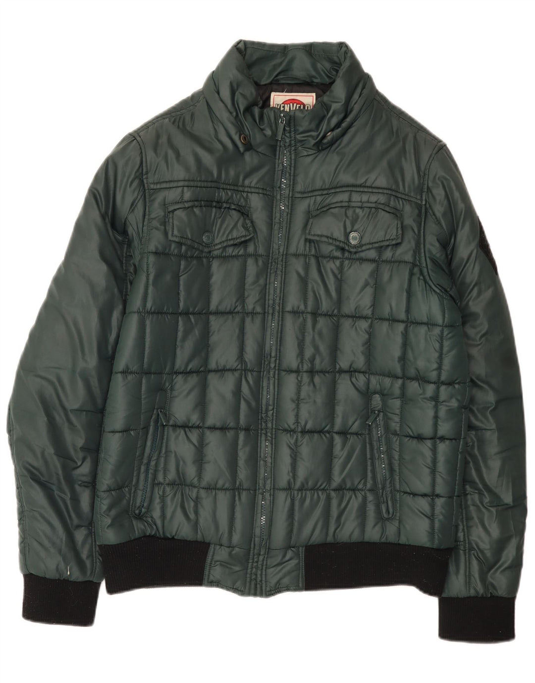Giacca imbottita da uomo Kenvelo UK 40 Large Verde Poliestere