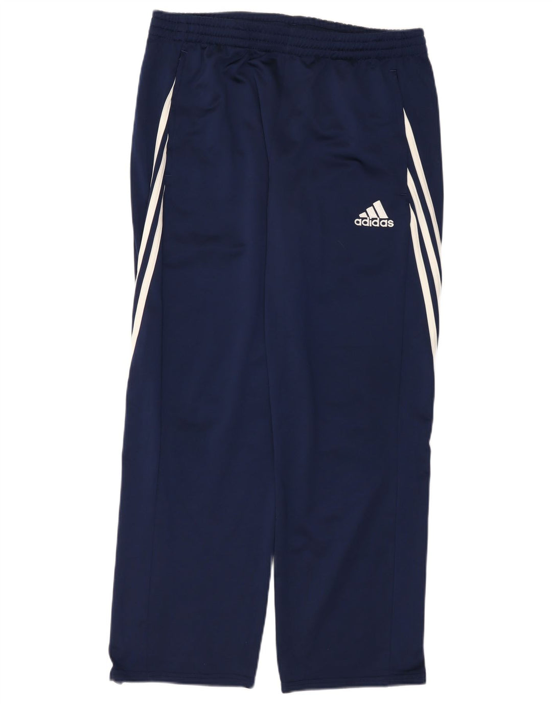 Pantaloni da tuta da donna Adidas UK 14 Large Blu Navy Poliestere