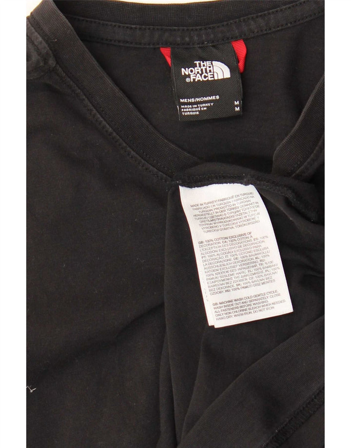 T-shirt grafica da uomo The North Face Top in cotone nero medio
