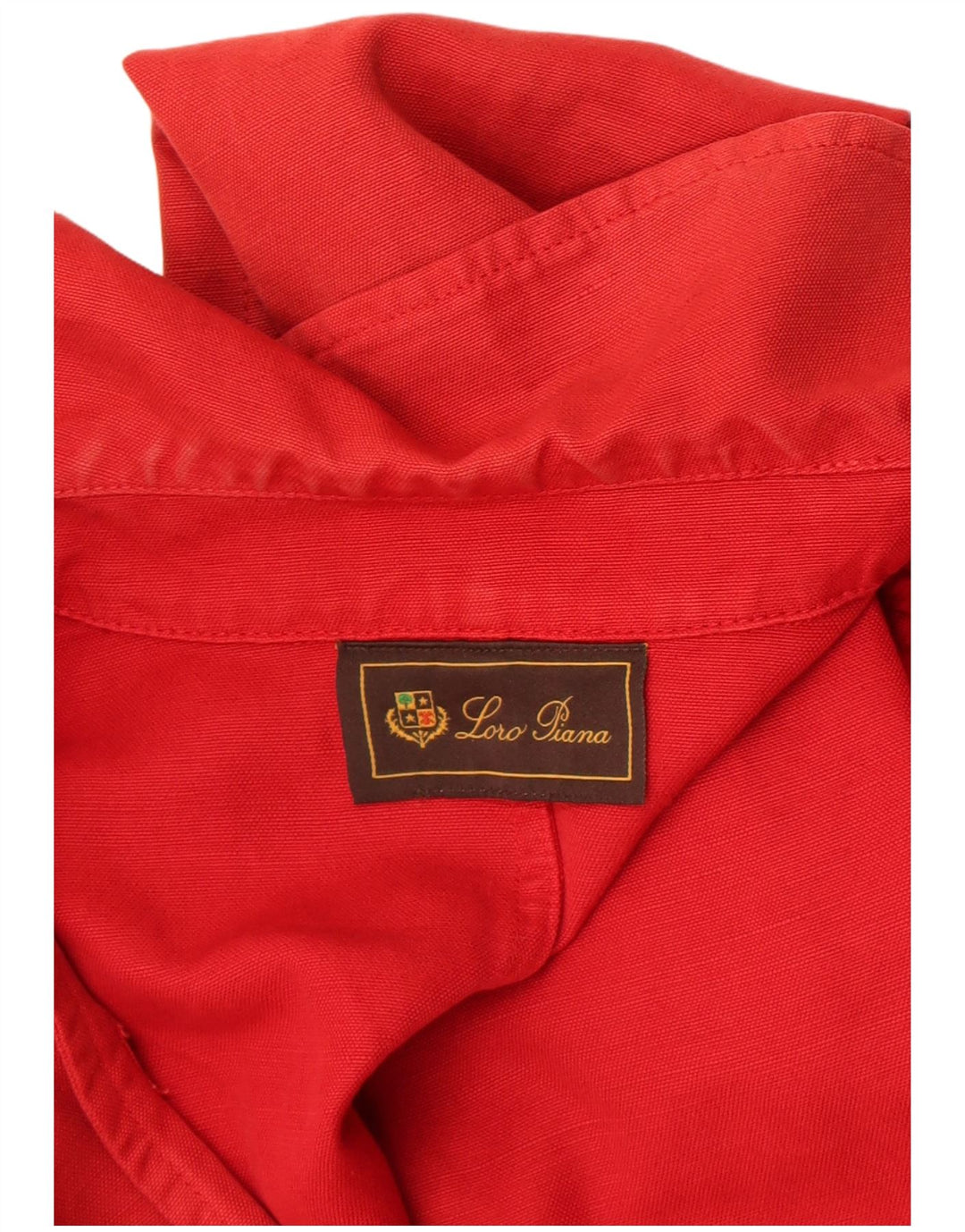 Giacca Utility Donna Loro Piana IT 44 Lino Rosso Medio