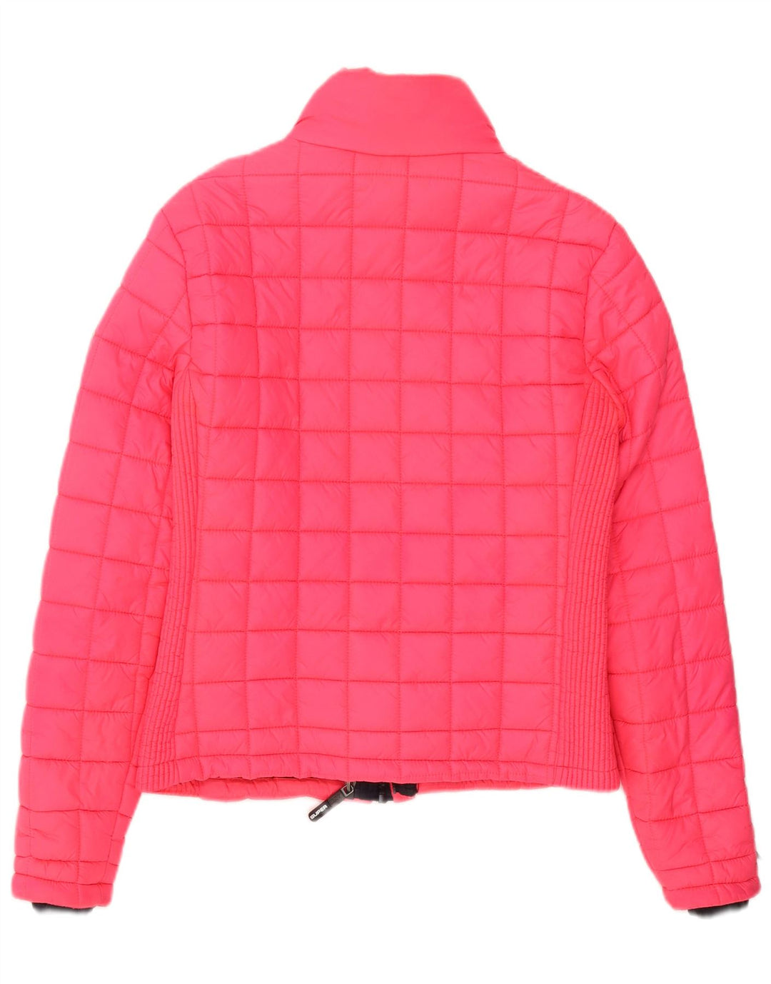 Giacca imbottita trapuntata da donna Superdry UK 14 Sport in poliestere rosa medio