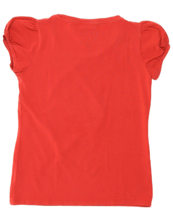 T-shirt grafica da donna Cerruti 1881 Top UK 12 rosso medio