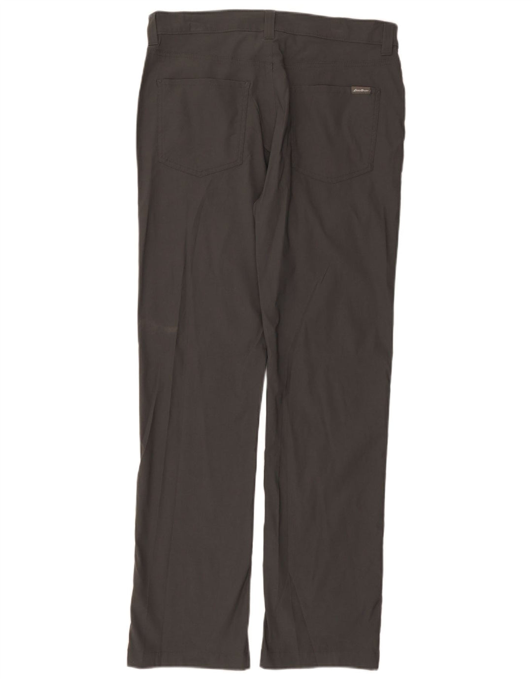 Pantaloni casual dritti da uomo Eddie Bauer W33 L32 nylon grigio