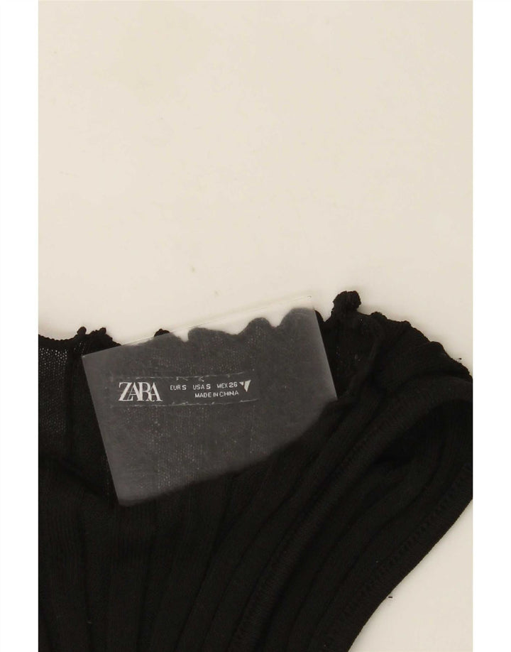 Canotta Zara da donna UK 8 piccola nera