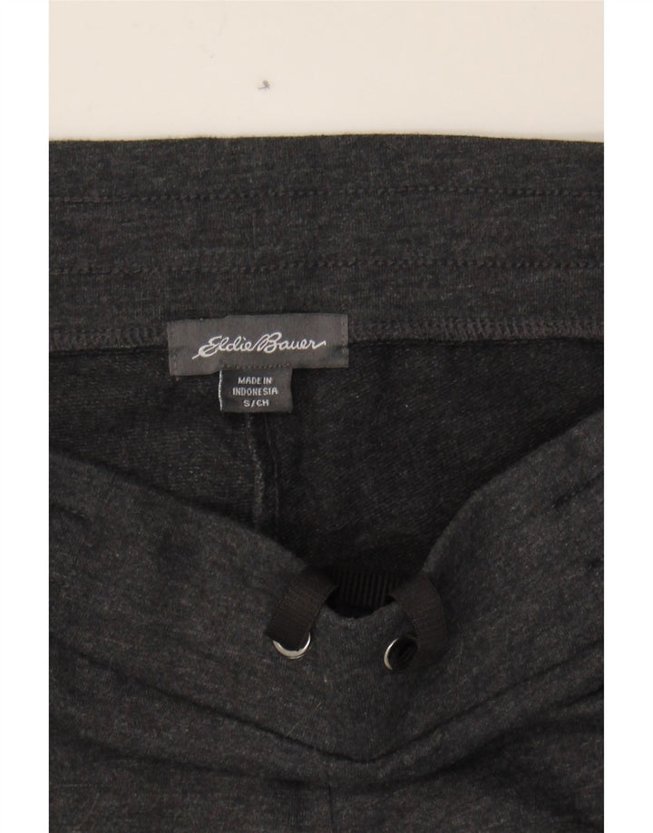 EDDIE BAUER Womens Capri Tracksuit Trousers UK 10 Small  Grey Cotton Vintage Eddie Bauer and Second-Hand Eddie Bauer from Messina Hembry 
