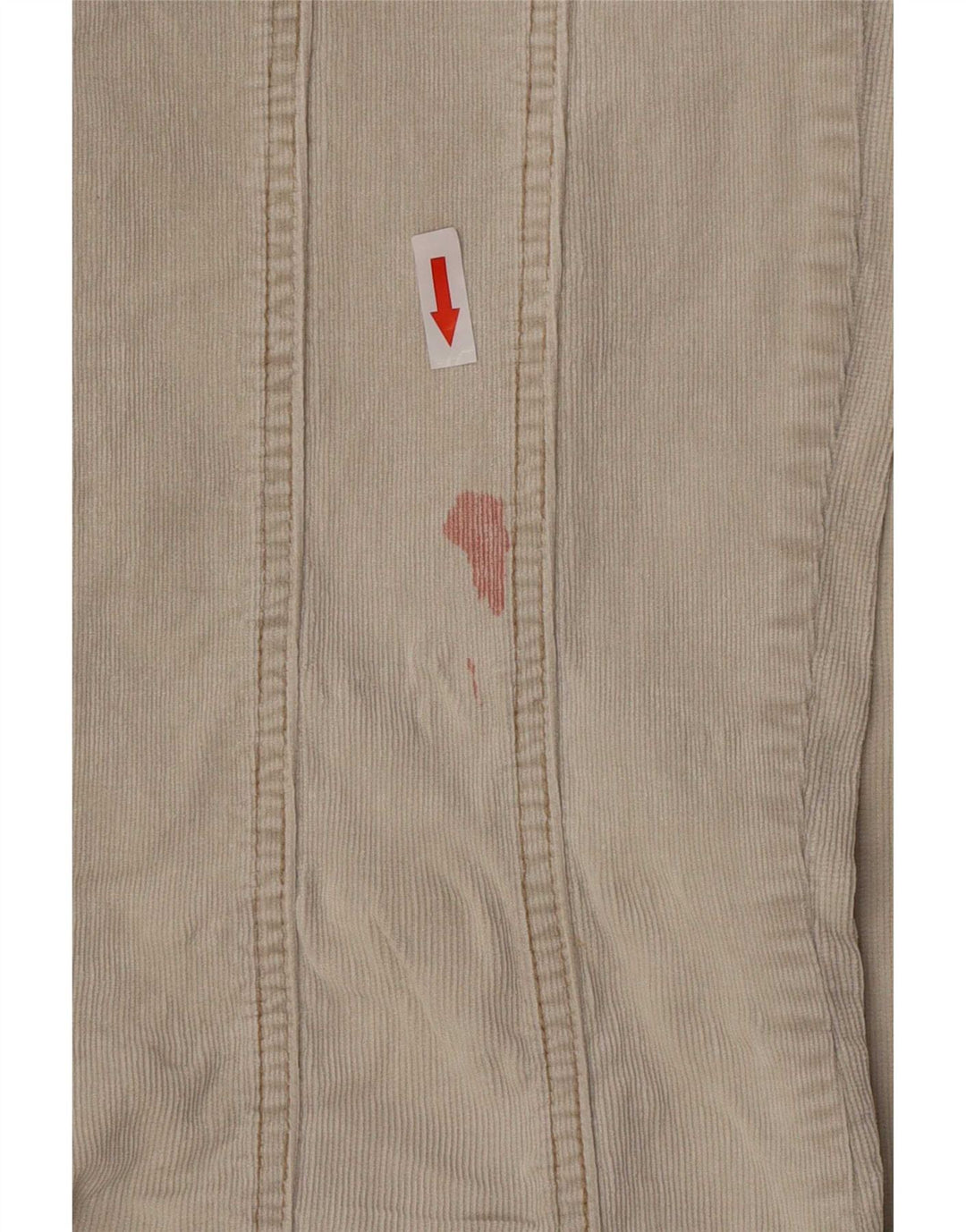 Pantaloni di velluto a coste svasati da donna Fishbone W27 L32 Beige