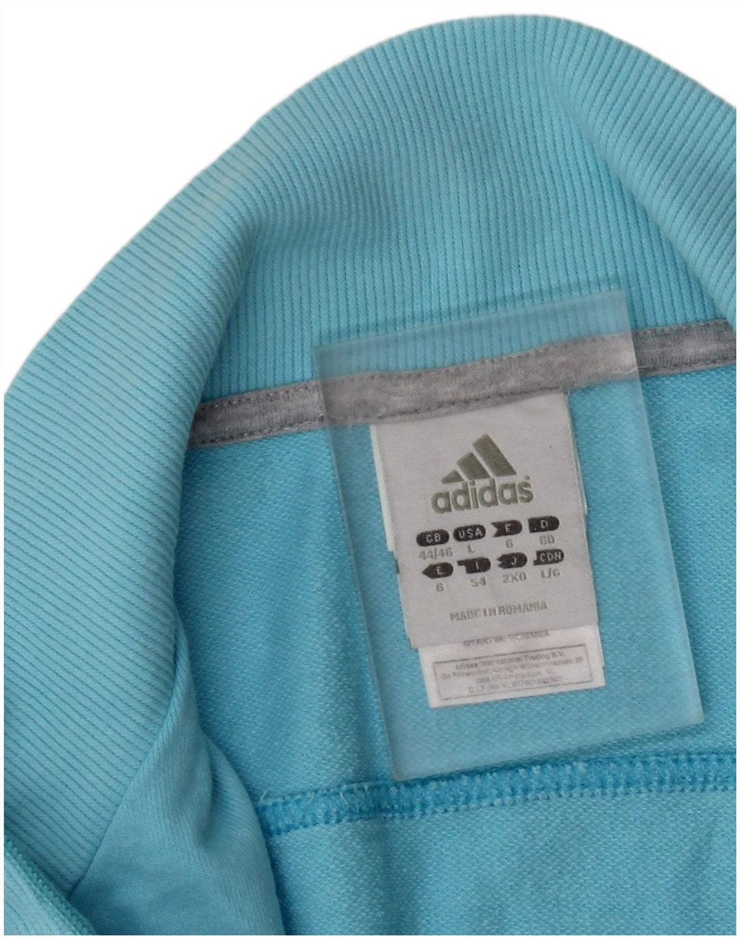Giacca da tuta da donna ADIDAS EU 44/46 Large Blu Cotone