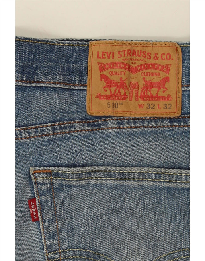 LEVI'S Mens 510 Skinny Jeans W32 L32 Blue Cotton Vintage Levi's and Second-Hand Levi's from Messina Hembry 
