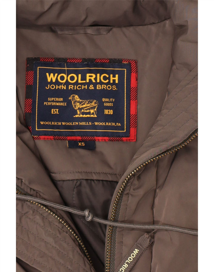 Giacca parka da donna WOOLRICH UK 6 XS marrone classica