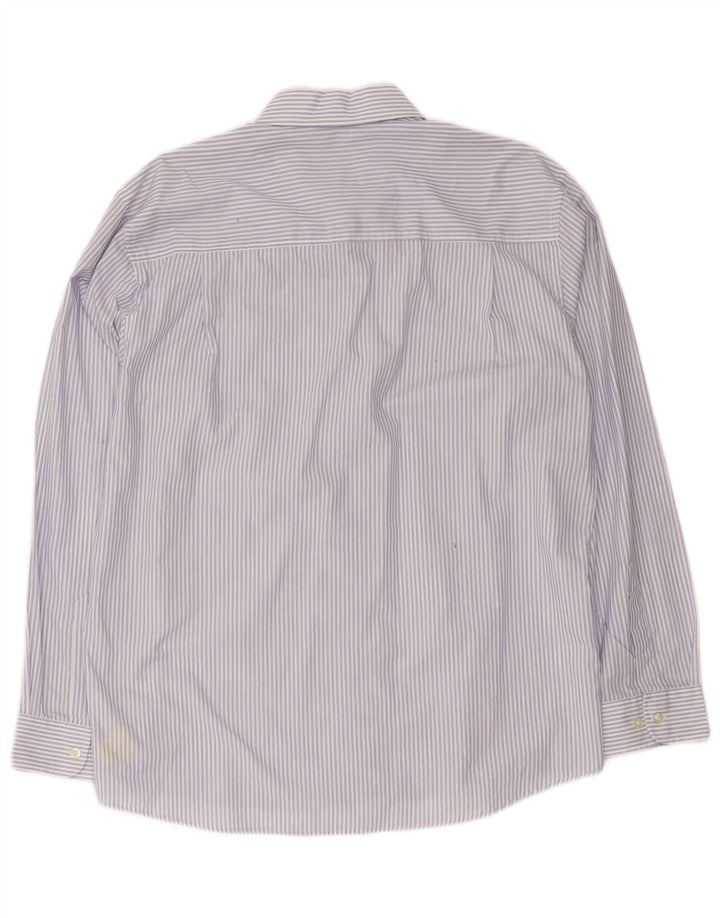 Camicia M&Co da uomo vestibilità regolare, classica in cotone a righe blu grande