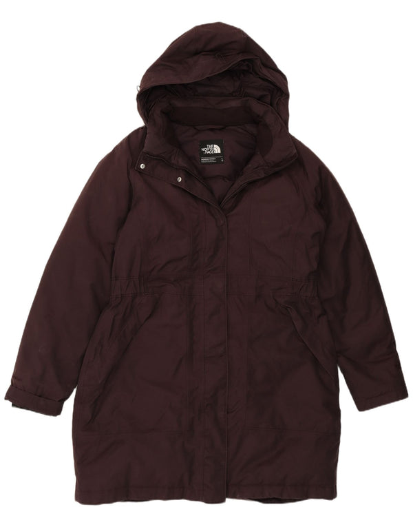 Cappotto imbottito con cappuccio da donna The North Face UK 14 grande cotone viola