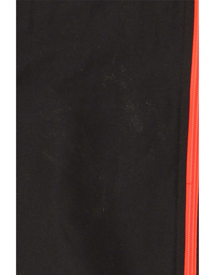 Giacca da ginnastica grafica da ragazzo Adidas 11-12 anni in poliestere nero