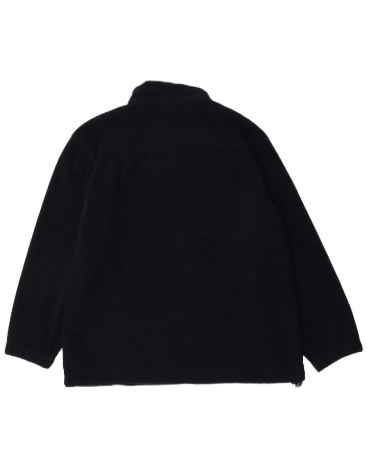 Giacca in pile da donna Marks & Spencer UK 14 grande poliestere blu navy