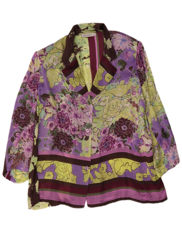 Camicetta da donna con maniche a 3/4 Piero Moretti IT 54 3XL Floreale multicolore