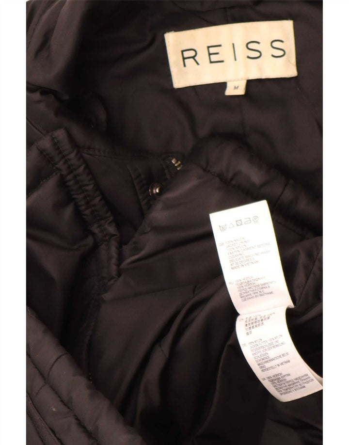 Giacca trapuntata da uomo Reiss UK 38 nylon nero medio