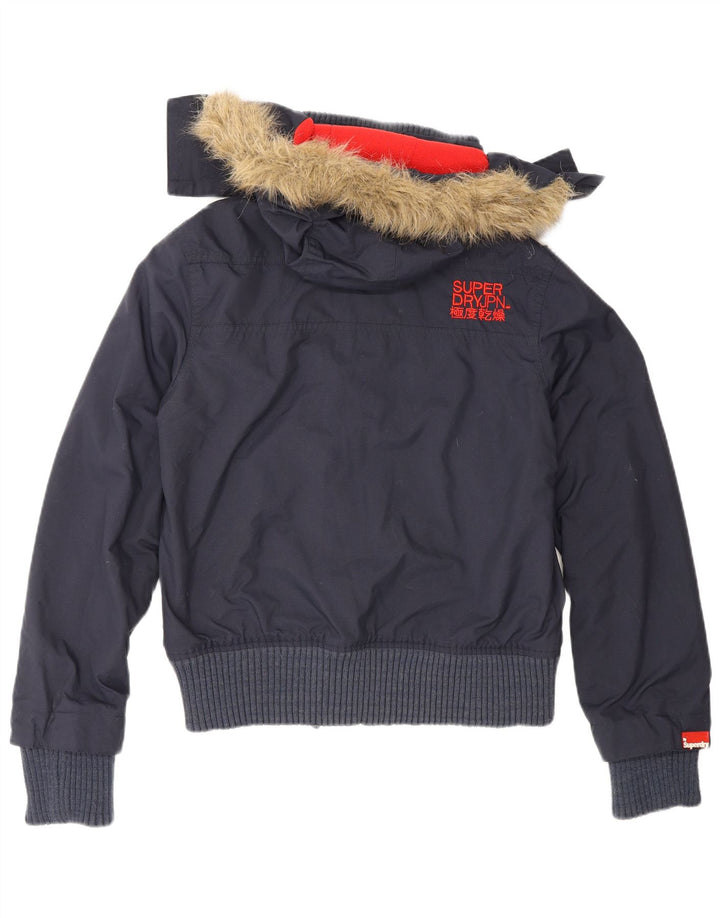 Giacca a vento da donna The Windbomber Superdry UK 12 medio blu navy