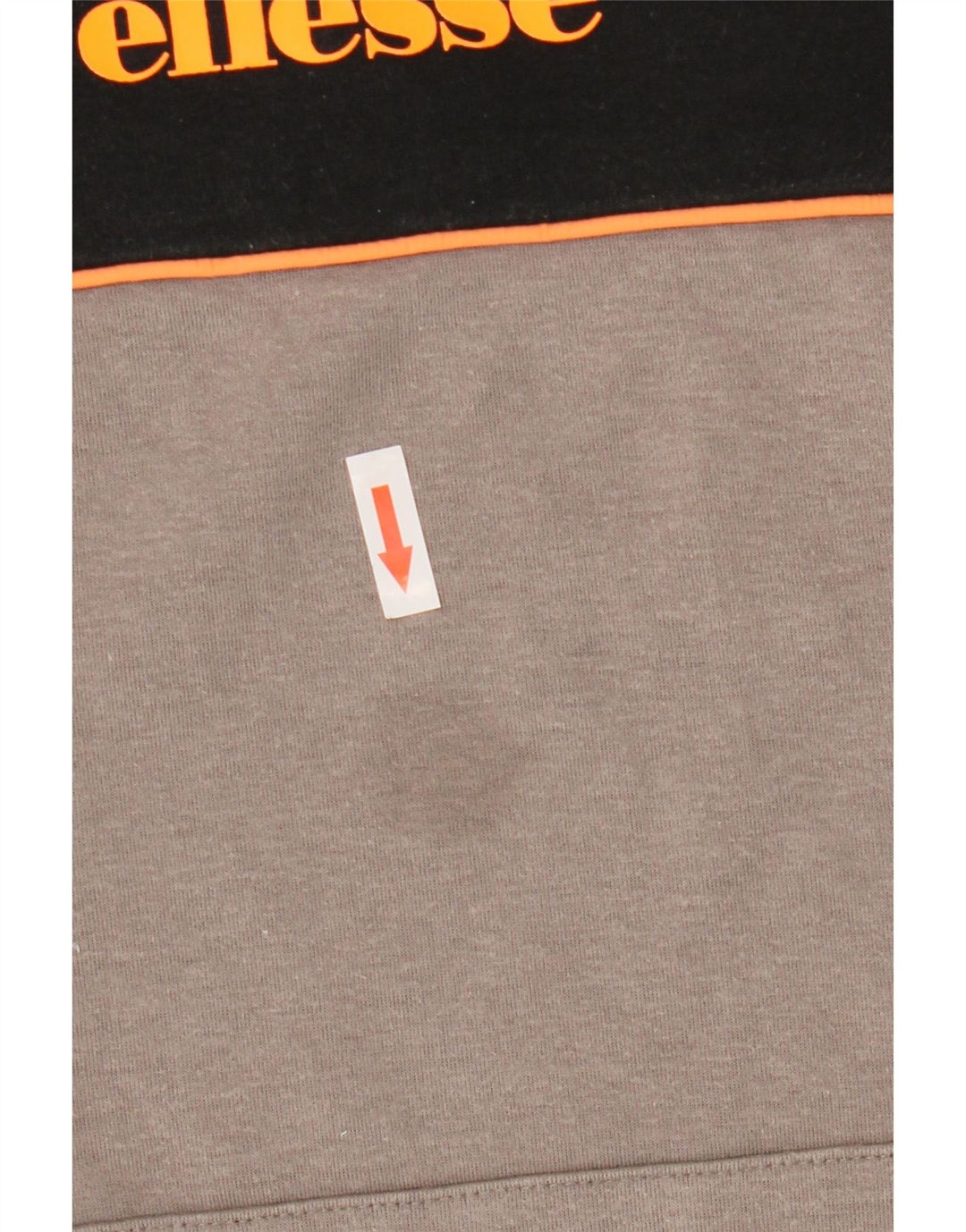 Felpa con cappuccio da uomo Ellesse, cotone color block medio nero