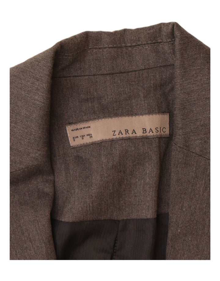 Giacca blazer da uomo a 1 bottone Zara UK 10 piccola grigia