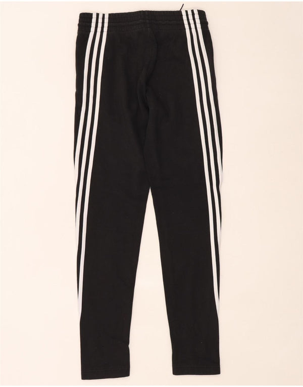 Pantaloni della tuta da donna Adidas UK 8/10 piccoli cotone nero
