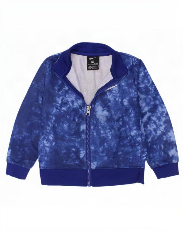 Giacca da tuta grafica Nike da bambino, 18-24 mesi, blu tie dye
