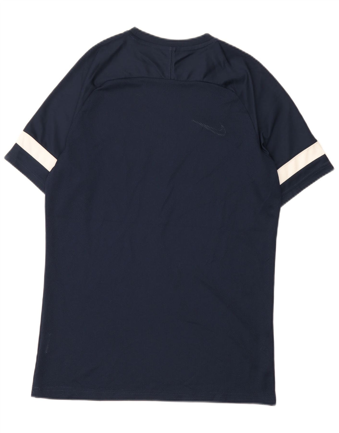 T-shirt Nike da uomo Dri Fit, top in poliestere color block medio blu navy