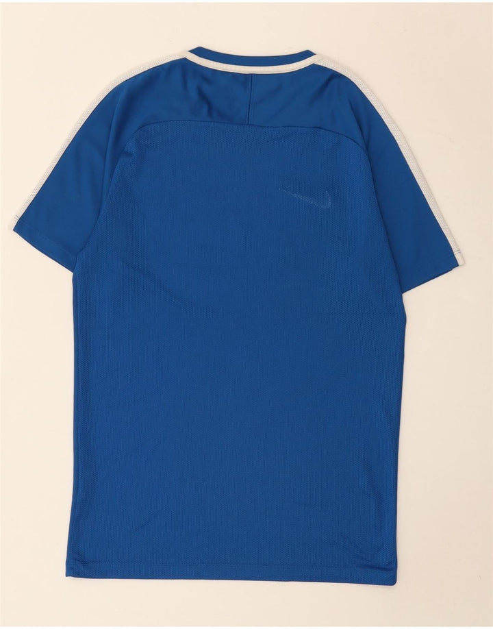 T-shirt Nike Dri Fit da uomo, piccola, in poliestere color block blu