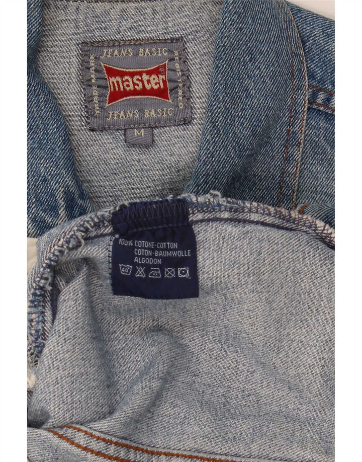 Giacca in denim da uomo Master UK 38 Cotone blu medio