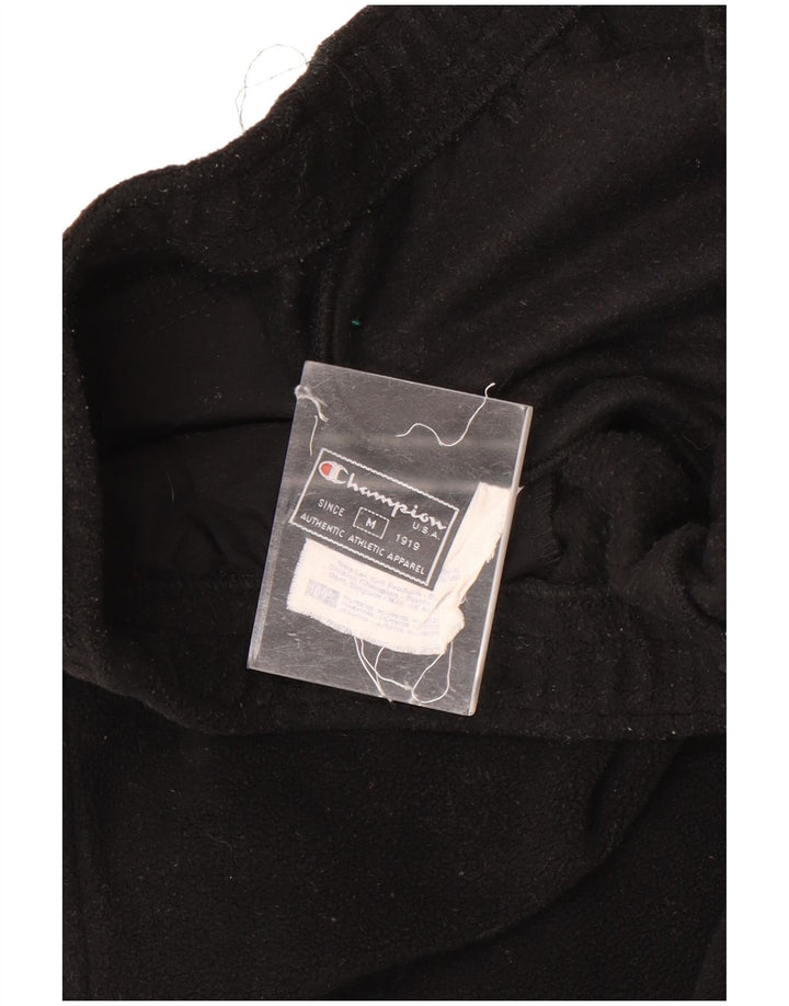Pantaloni da tuta in pile da uomo Champion, poliestere nero medio