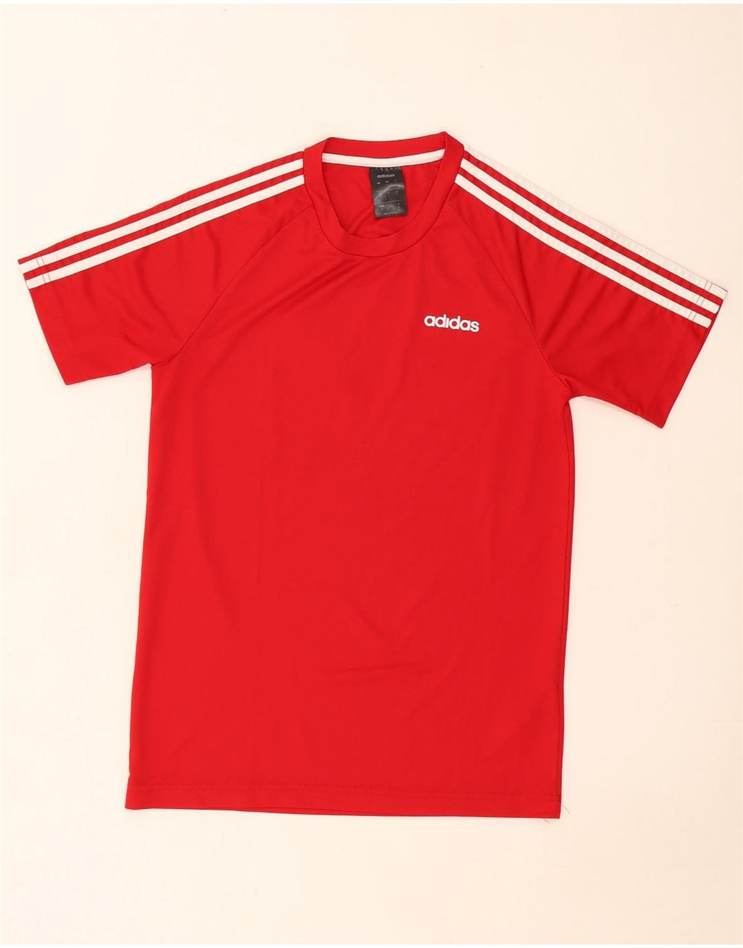 T-shirt da uomo Adidas Top Small rossa in poliestere