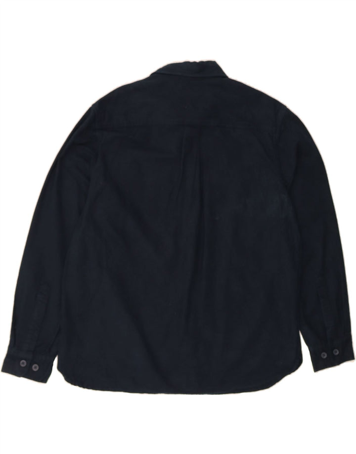 EDDIE BAUER Mens Shirt Medium Navy Blue Cotton Vintage Eddie Bauer and Second-Hand Eddie Bauer from Messina Hembry 
