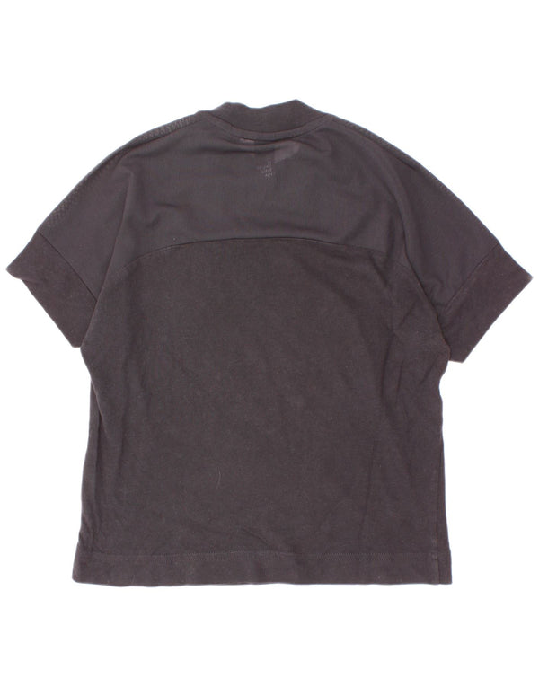 T-shirt grafica corta Adidas da donna UK 4/6 XS Nera