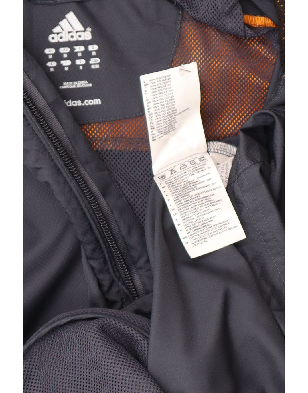 Giacca da allenamento Adidas Clima Proof da uomo, colore grigio medio