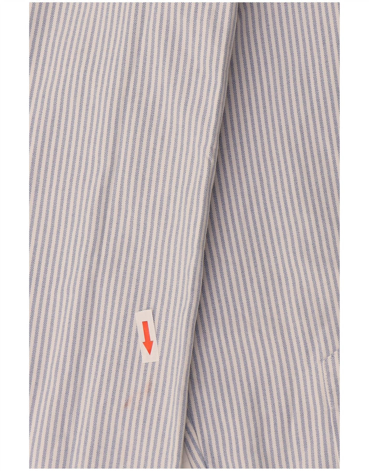 Camicia Ralph Lauren da uomo vestibilità classica in cotone a righe blu medio