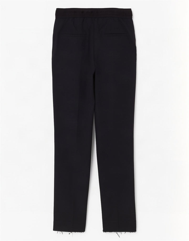Pantaloni chino slim da donna Zara medi W28 L28 cotone blu navy