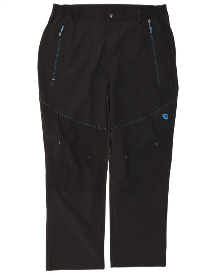 Pantaloni chino dritti da uomo NORDSEN IT 54 2XL W38 L28 Grigio Poliammide