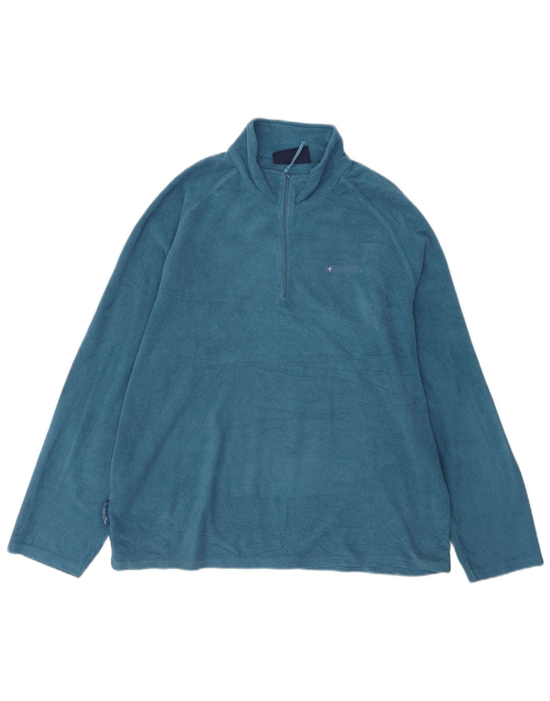 Maglione in pile da uomo con collo con zip Mountain Warehouse XL poliestere blu