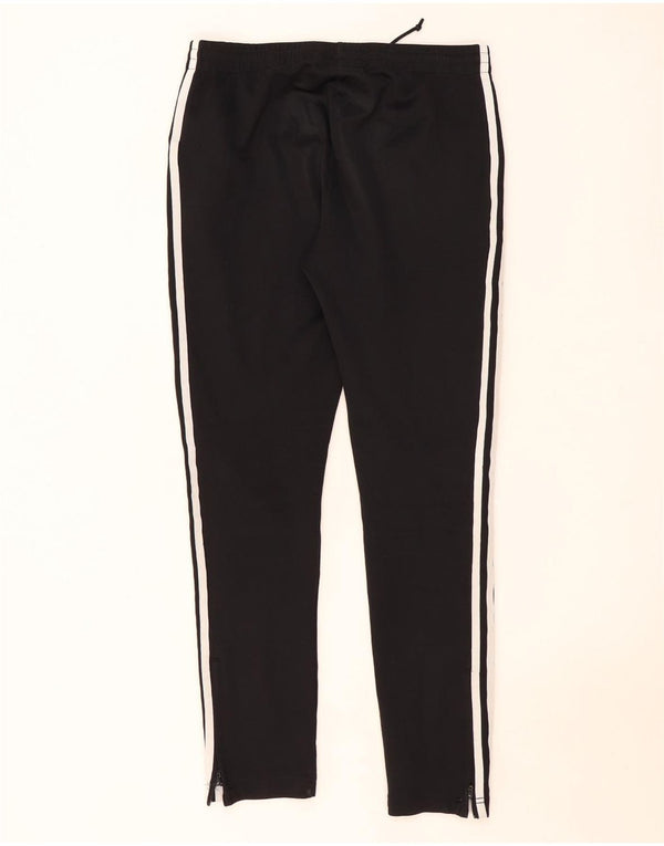 Pantaloni della tuta da donna Adidas UK 10 piccoli poliestere nero