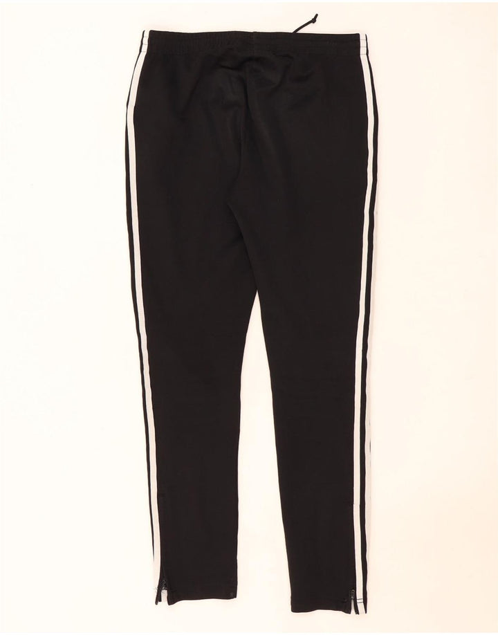Pantaloni della tuta da donna Adidas UK 10 piccoli poliestere nero