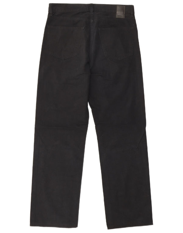 Jeans dritti da uomo Hugo Boss W33 L30 neri