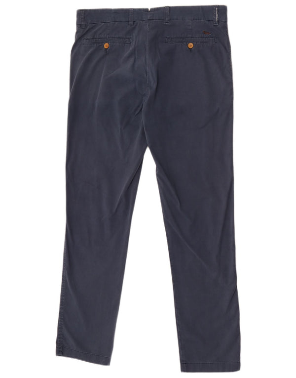 Harmont & Blaine Mens Slim Chino Trousers IT 46 Small W34 L30 Navy Blue