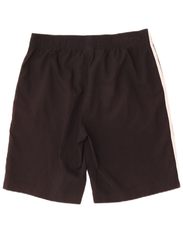 Pantaloncini sportivi Adidas da ragazzo 15-16 anni in poliestere nero