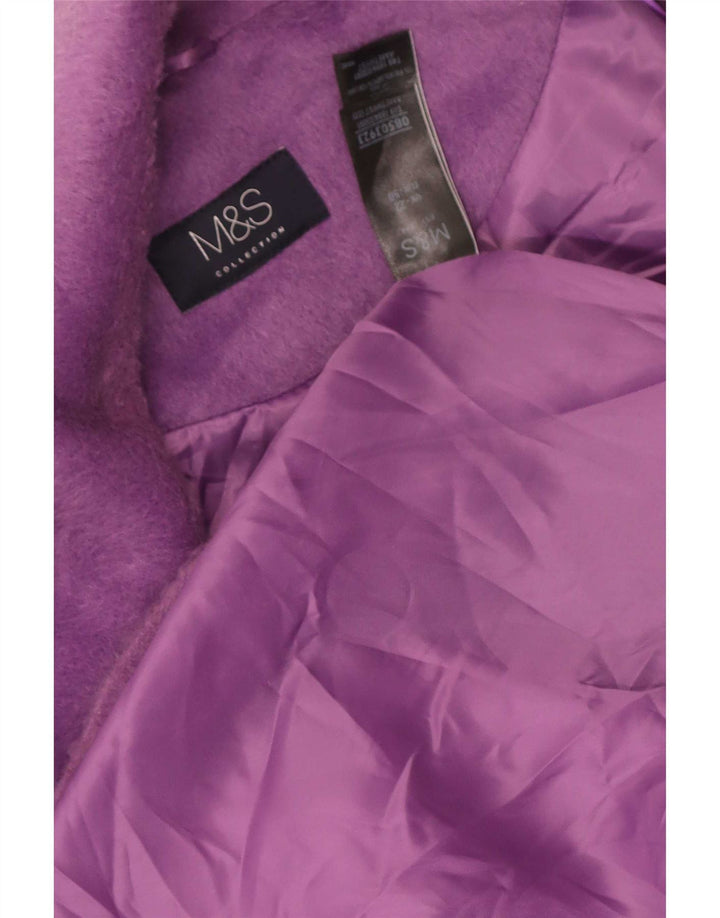 Cappotto da donna Marks & Spencer UK 22 3XL Poliestere viola