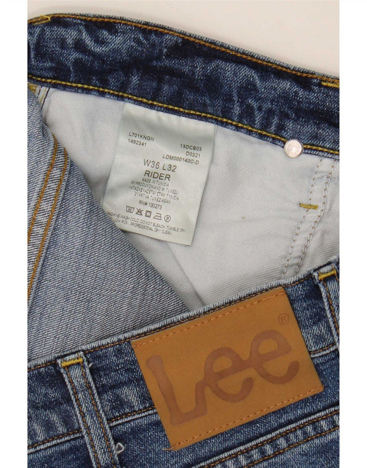 Jeans Lee Rider Slim da uomo W36 L32 in cotone blu