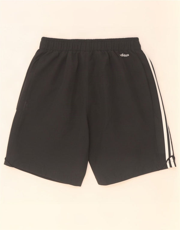 Pantaloncini sportivi Adidas Climalite da uomo piccoli in poliestere nero
